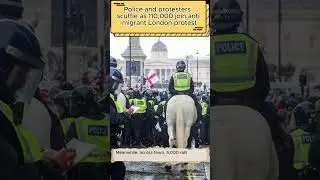 26 Police Injured in London&rsquo;s 110K Protest #worldnews #breakingnews