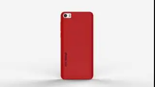 Cool Mango FlexiGel Back Cover for Xiaomi Mi5 - Lava Red - 360 Degree Spin