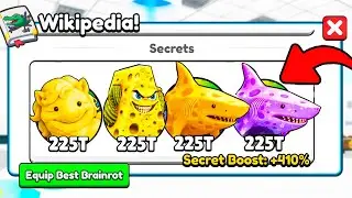 Unlocking ALL NEW SECRET in Brainrot Evolution! (Roblox)