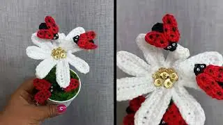 🐞Como tejer lindas Catarinas a crochet o ganchillo #crochet #normaysustejidos #blusasnorma