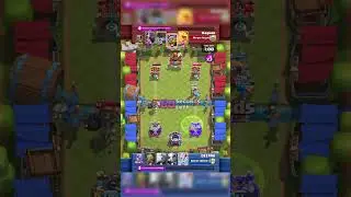 Ramp up battle | Power of Elite Barbarians | #dkjag #clashroyale #shorts #mobilegaming