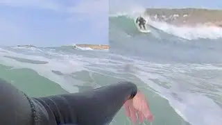 Surfing Gwithian & Godrevy, Perfect September swells 2020 Swell Board compilation! Surfing kook POV