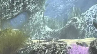 Cartoon Barracuda 3D - Undersea scene