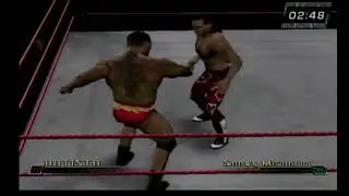 WWE Raw 2 - XBOX Gameplay - Batista vs Shawn Michaels