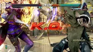 Jin Crushing Jab strings with Zen Backdash