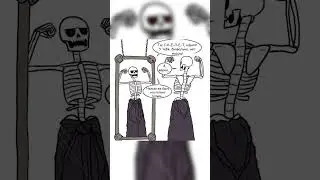 Скелет-качок #скелет #skeleton #комикс  #озвучка #rusdub #перевод #mem  #memes #качок