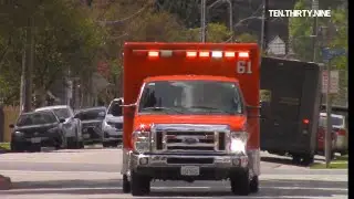 MONTEREY PARK FIRE RESCUE 61, DOWNEY E61, LAFD RESCUE 829, 33, 810,13 ,10 RESPONDING