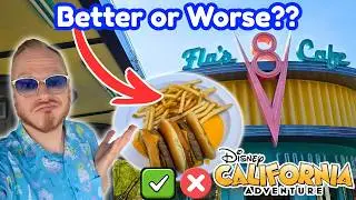Кафе Disney Flo&rsquo;s V8 Cafe изменило ВСЁ в парке California Adventure &mdash; это улучшение или ошибка??🚗