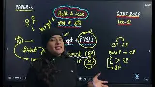 Discount Profit & Loss Lecture21 CTET paper 2 maths #maths #ctet #exam #teaching 