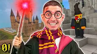 Entrei no MUNDO DO HARRY POTTER do Minecraft - #01
