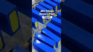 How Big Can a Battery Get? Watch This!#lithiumbattery #48vbattery