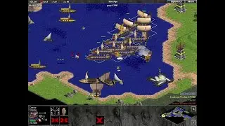 Age of Empires I: Caesar vs Pirates in 12:39