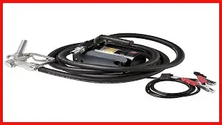 AmazonCommercial Diesel Fuel Transfer Pump Kit 10GPM Electric Self-Priming DC 12V Set