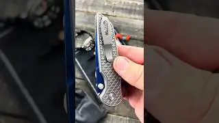 Protech TR-3 Integrity - Button Lock Sapphire Blue and Steel Relic Finish Available at GPKNIVES.com!