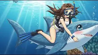 Anime Shark Ride 6. 🦈 For @CuteKila2009.