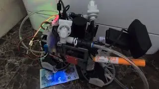 Walking and wall climbing UV disinfecting robot