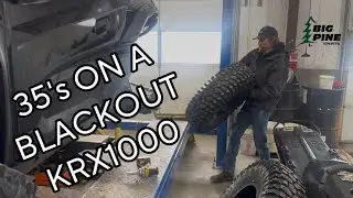 35&rsquo;s on a BLACKOUT KRX 1000