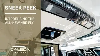 Galeon 480 FLY Yacht | Beach Mode & Carbon Fiber Design