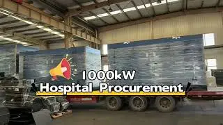 Three 1000kW silent diesel generator sets. #generator #genset #backup #engine #powersource #machine