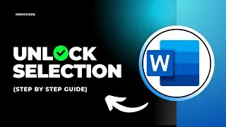 How to unlock selection in Microsoft Word 2025 (Quick And Easy)
