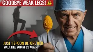 Just 1 Spoon Before Bed Restores Leg Strength and Feel 20 Again | Night Routine for Seniors & Adults