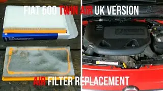 Fiat 500 Twin Air (UK Model) Air Filter Replacement
