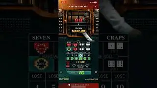 Online craps $332 hard 8 🎲🎲 #crapsgame #crapscasino #diceroll #bubblecraps