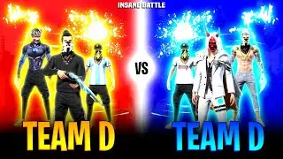 Testing Battle Between New Players Of Team D - Garena Free Fire