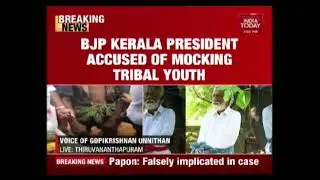 BJP Kerala President's Symbolic Protest Against Tribal Youth Death Backfires