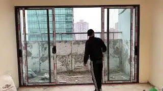 Cửa Đi Trượt 4 Cánh Hệ 93 Màu Cafe Xingfa Nhập Khẩu Tem Đỏ Quảng Đông#0981993662