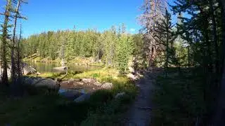 CATHEDRAL LAKES B.C  - UPPER RIM TRAIL  - ASCENT VIA Glacier lake,  DECENT via Lady Slipper