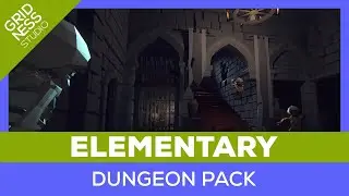 Elementary Dungeon Pack - (Trailer) 3D Low Poly Art for Games by Gridness Studio