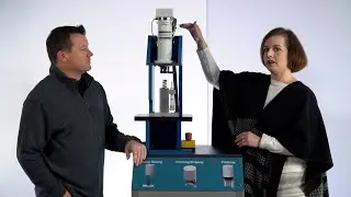 Using a Digital Measuring Probe with an Electric Press