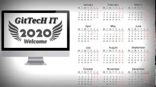 GitTecH IT || Calendar 2020  || New Year 2020