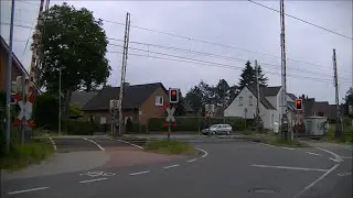 Spoorwegovergang Rheine (D) // Railroad crossing // Bahnübergang