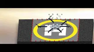 Hexicopter Drone Exploded View