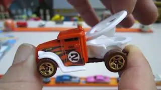 Orange Gotta Go Toilet Bowl 2023 Hot Wheels Toy Truck Unboxing and Review - Experimotors Series 3/5