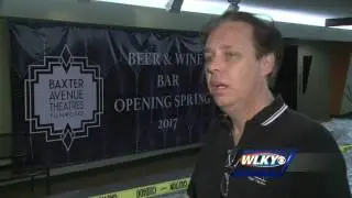 Baxter Avenue Theaters adding new seats, beer and wine bar