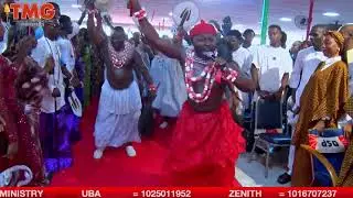 Ema cultural dance presentation at the TMG thanksgiving service