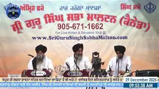 Live from Sri Guru Singh Sabha Malton