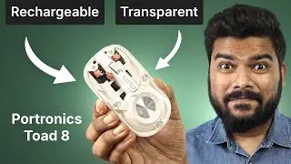 Rechargeable & Transparent Wireless Mouse | Portronics Toad 8 Review