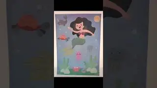scratch mermaid artcards #cartoon #forkidsandchildren #fun