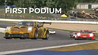 My First Porsche Cup Podium! | P7 to P3 at Road Atlanta (iRacing)