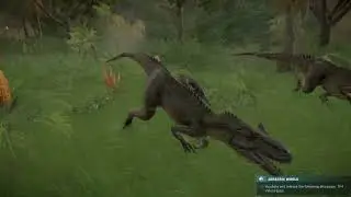 Allosaurus Flees a Wild Storm! 🦖🌩️