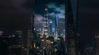 Shanghai city at night #china #asia
