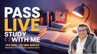FMGE PASS Live Study With Me 180 MIN | 30 Min BREAK POMODORO CHAT IN BREAK ONLY | SESSION