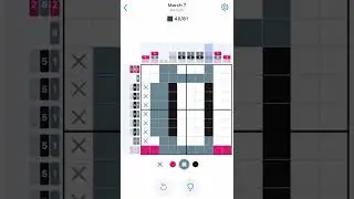 March 7, 2022 Nonogram Color Puzzle Solve