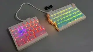 You can crack in half!so cool😎🎮🖤 #keyboard #fyp #zornher #lj68 #split #foryou #pc #pcgame #pcgamer 