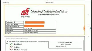 DFCCIL Electrical Previous Year Question Paper | DFCCIL Previous Year Paper | DFCCIL Executive Paper