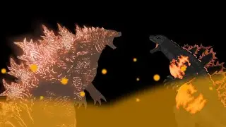 Thermonuclear Godzilla Vs Burning Godzilla 